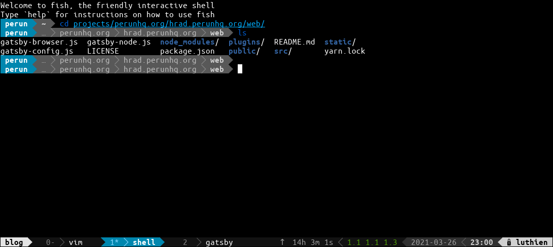 Môj tmux